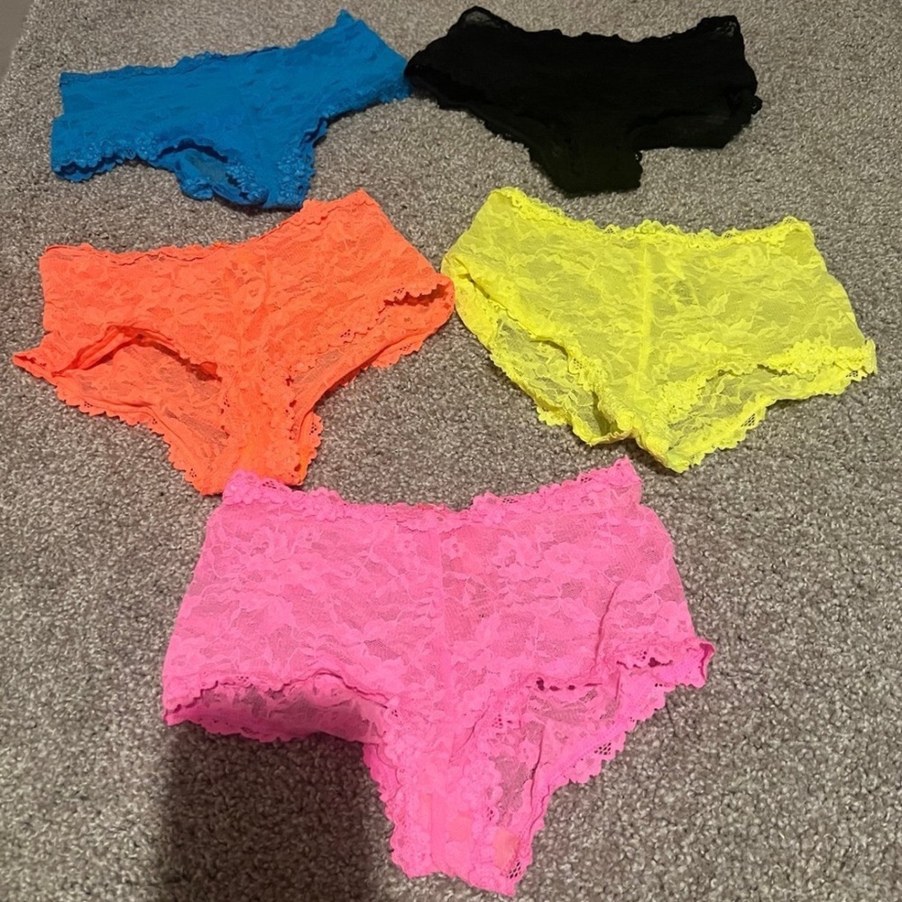 Slims lace boy shorts bundle